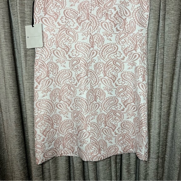 NWT Victoria Beckham Target Blush Pink Jacquard Mod Shift Dress Size Medium - Picture 13 of 15
